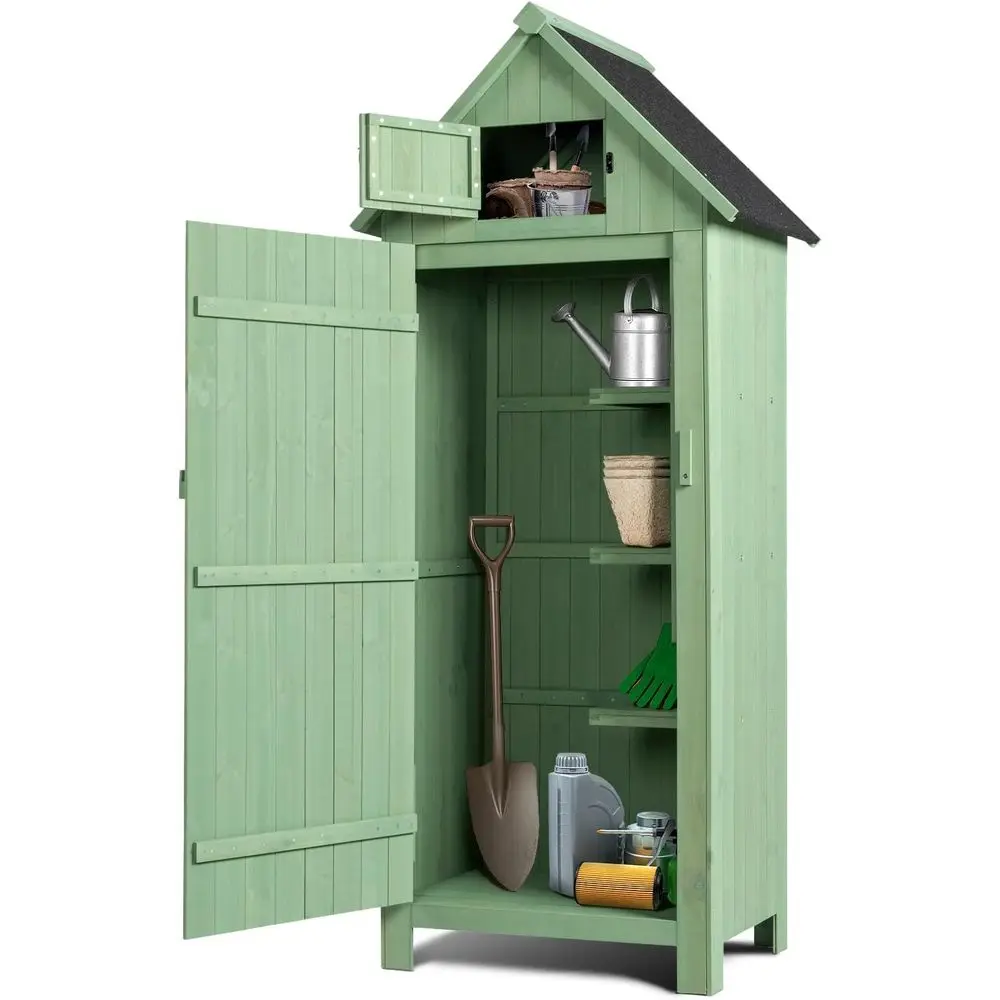 Gardening Tools Green - Abri de jardin vert clair :