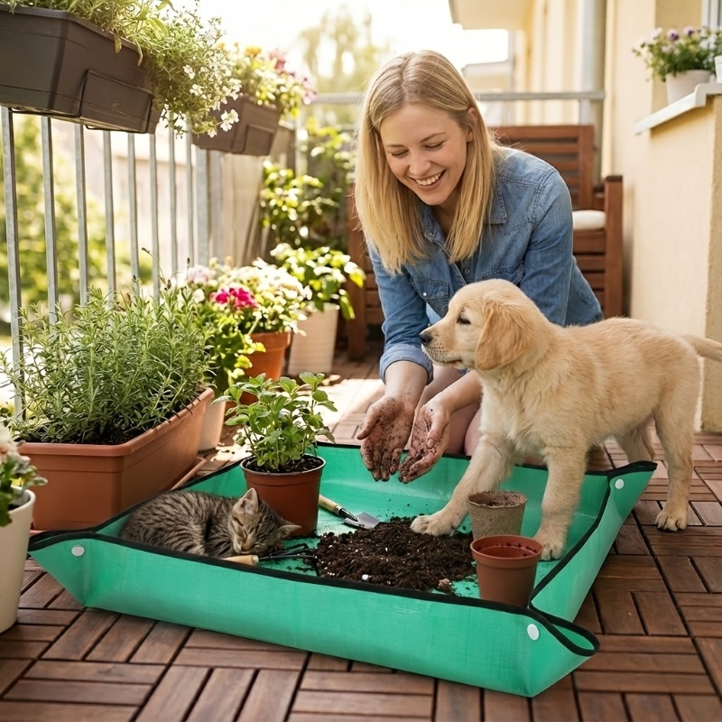 Gardening Tools Green - Tapis de jardinage domestique, outils pour