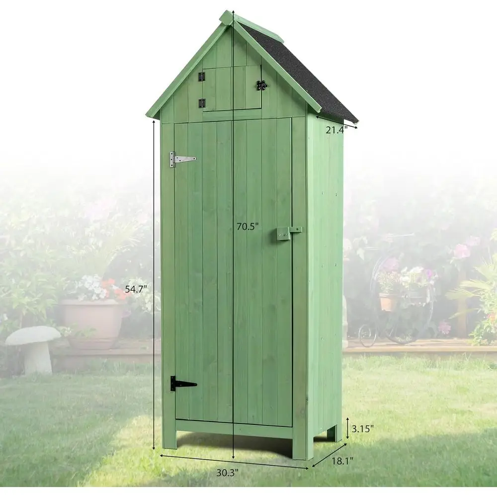 Abri de jardin vert clair : Ar - Gardening Tools Green avis et prix