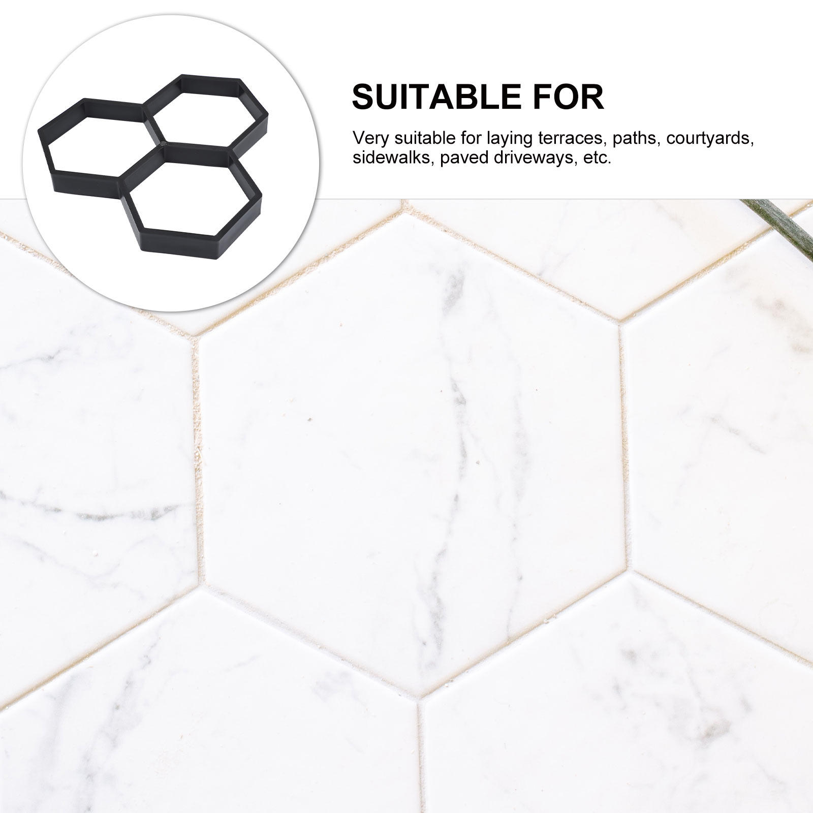 1 moule hexagonal pour pavage  - Gardening Tools Diy avis et prix