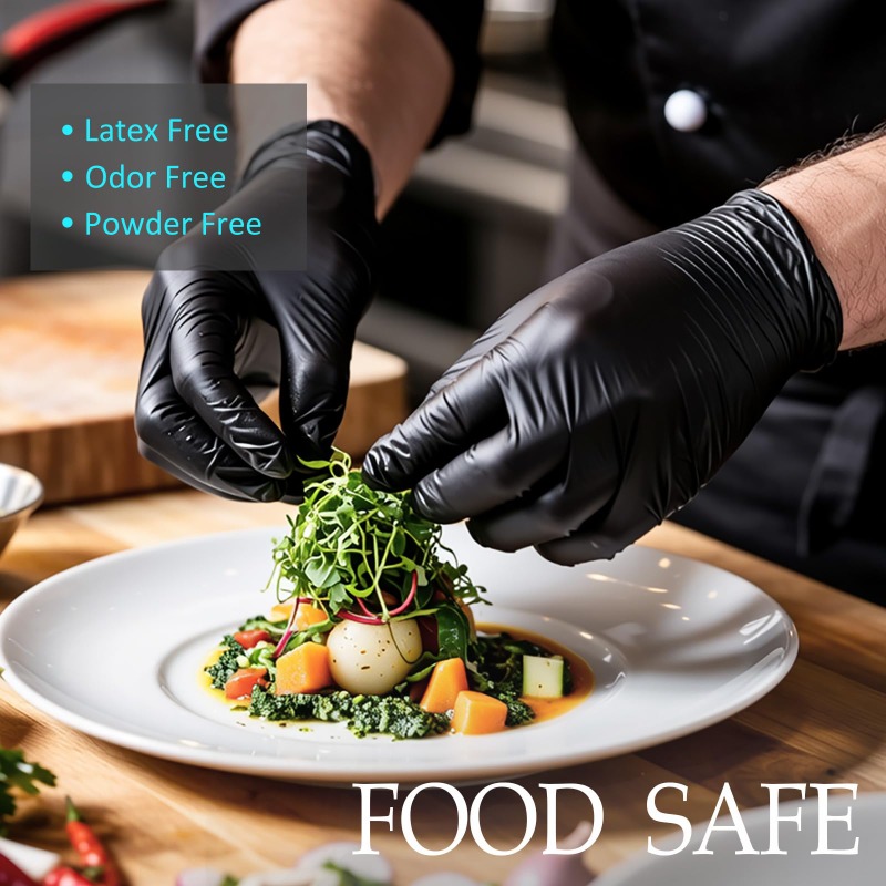 Gants jetables noirs en nitril - Gardening Tools Gloves avis et prix