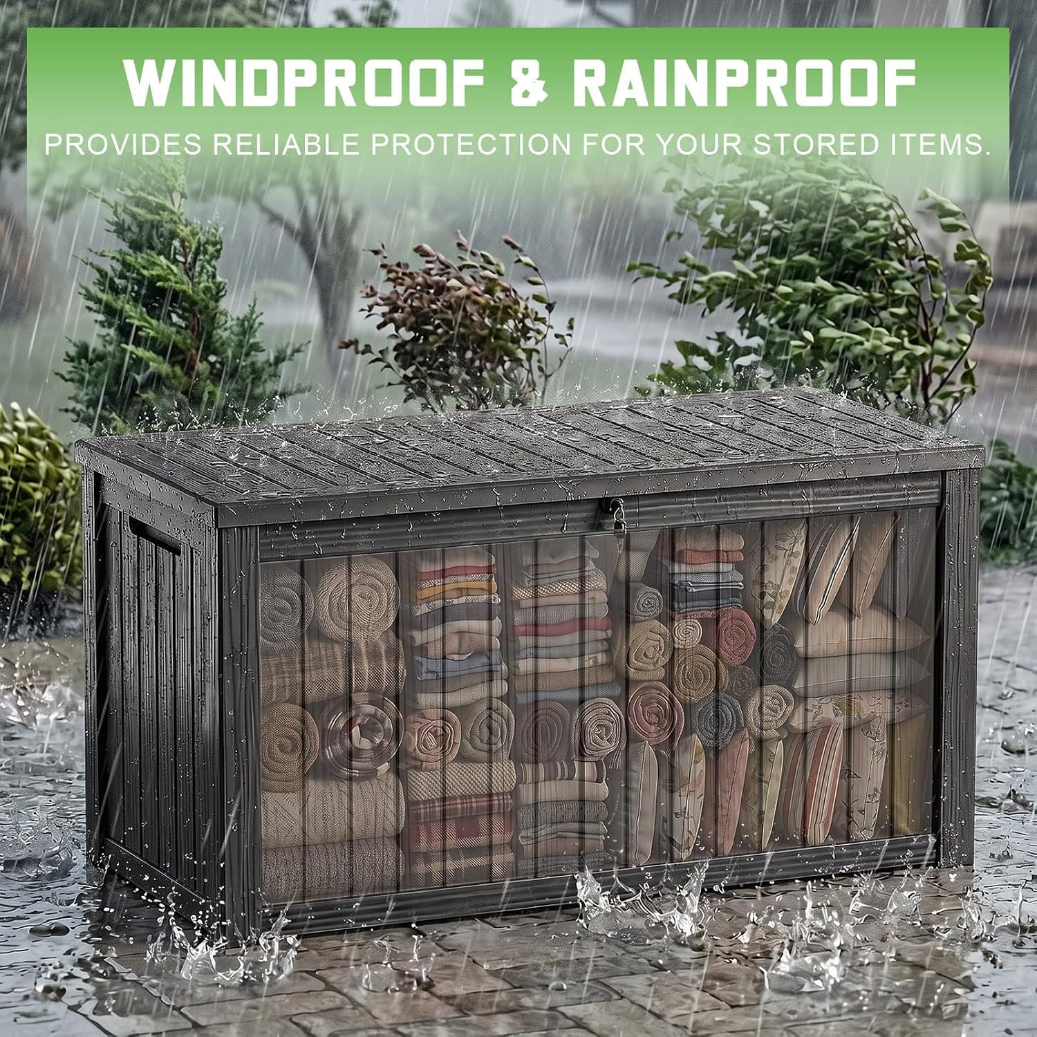 Boîte de rangement en résine v - Gardening Tools Box avis et prix