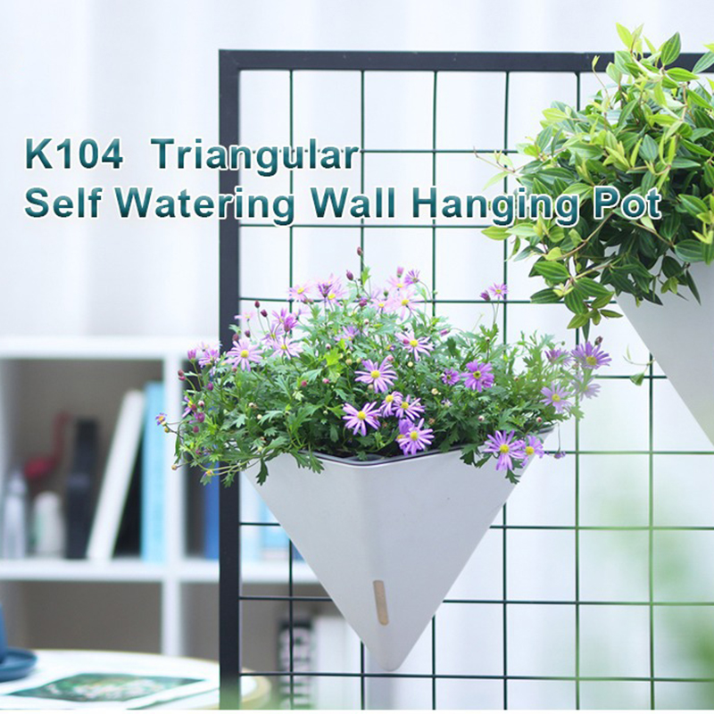 Pots de fleurs muraux triangul - Gardening Tools Green avis et prix