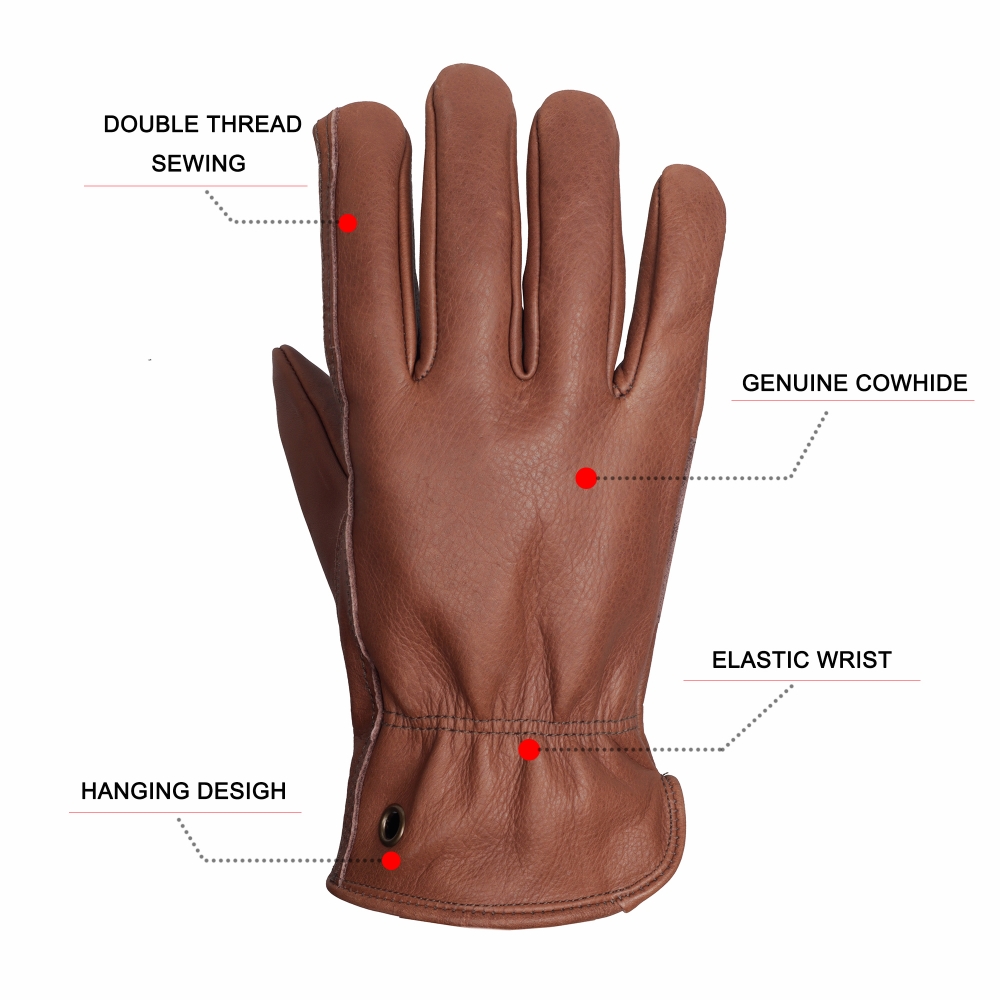 Gants de travail rétro en cuir - Gardening Tools Gloves avis et prix