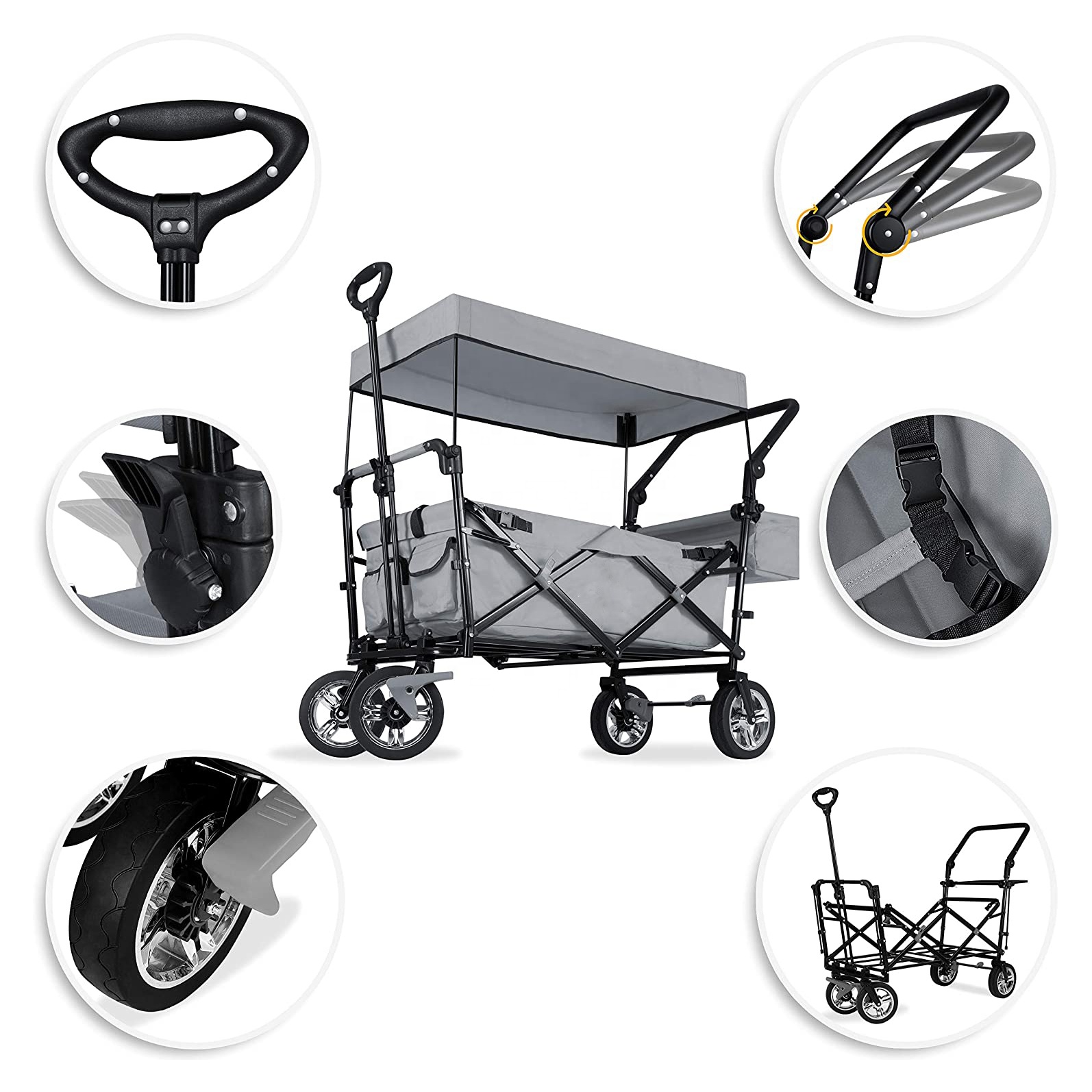 Chariot de jardin pliable robu - Gardening Tools Best avis et prix