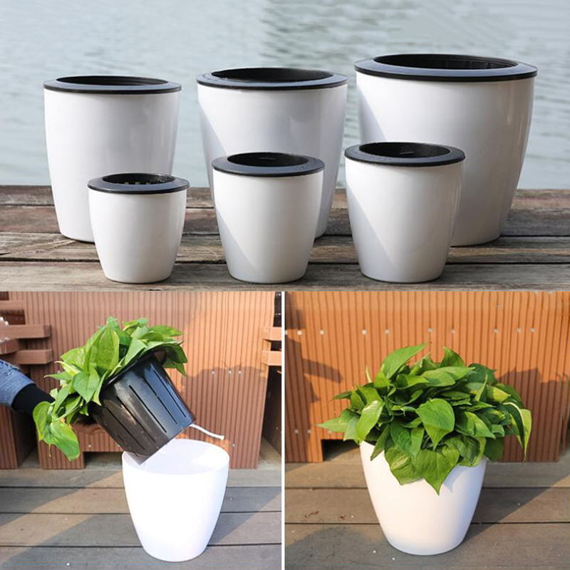 Pot de fleurs automatique Lazy - Gardening Tools Green avis et prix