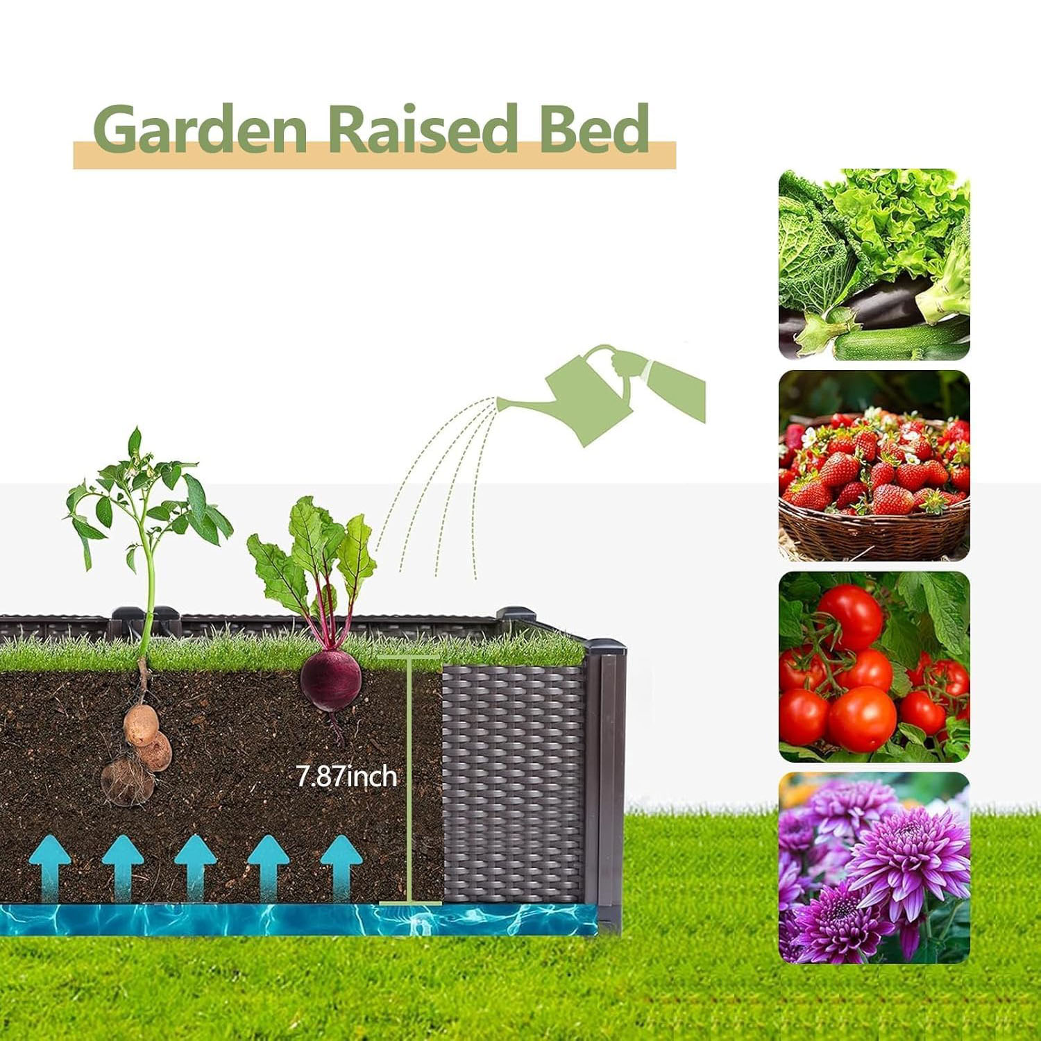 Bac de jardin surélevé auto-ar - Gardening Tools Green avis et prix