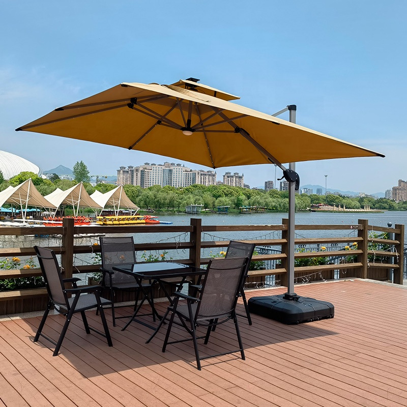 Parasol cantilever grande tail - Gardening Tools Big avis et prix