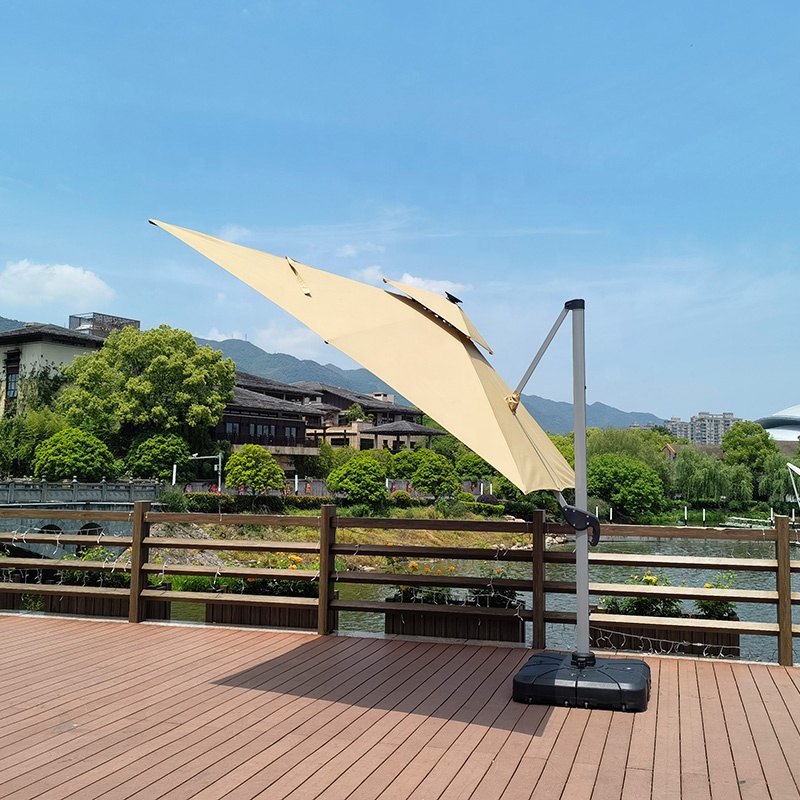 Parasol cantilever grande tail - Gardening Tools Big avis et prix